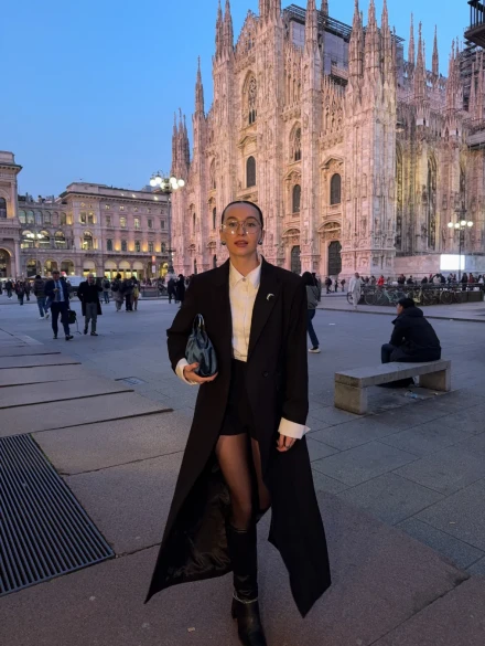 Alina Kamy Milan Fashion Week